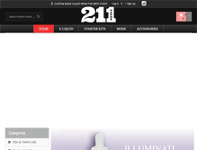 Tablet Screenshot of 211vapor.com